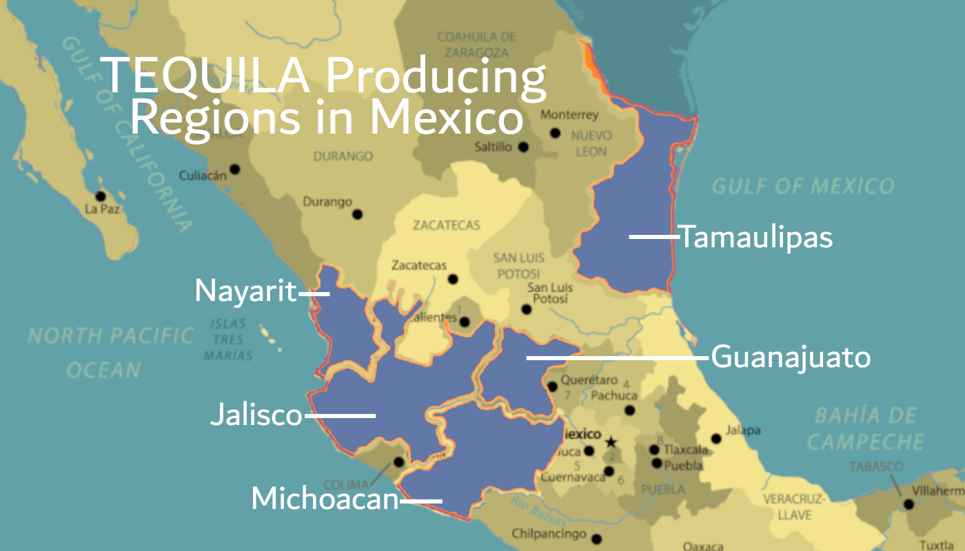 Tequila Map